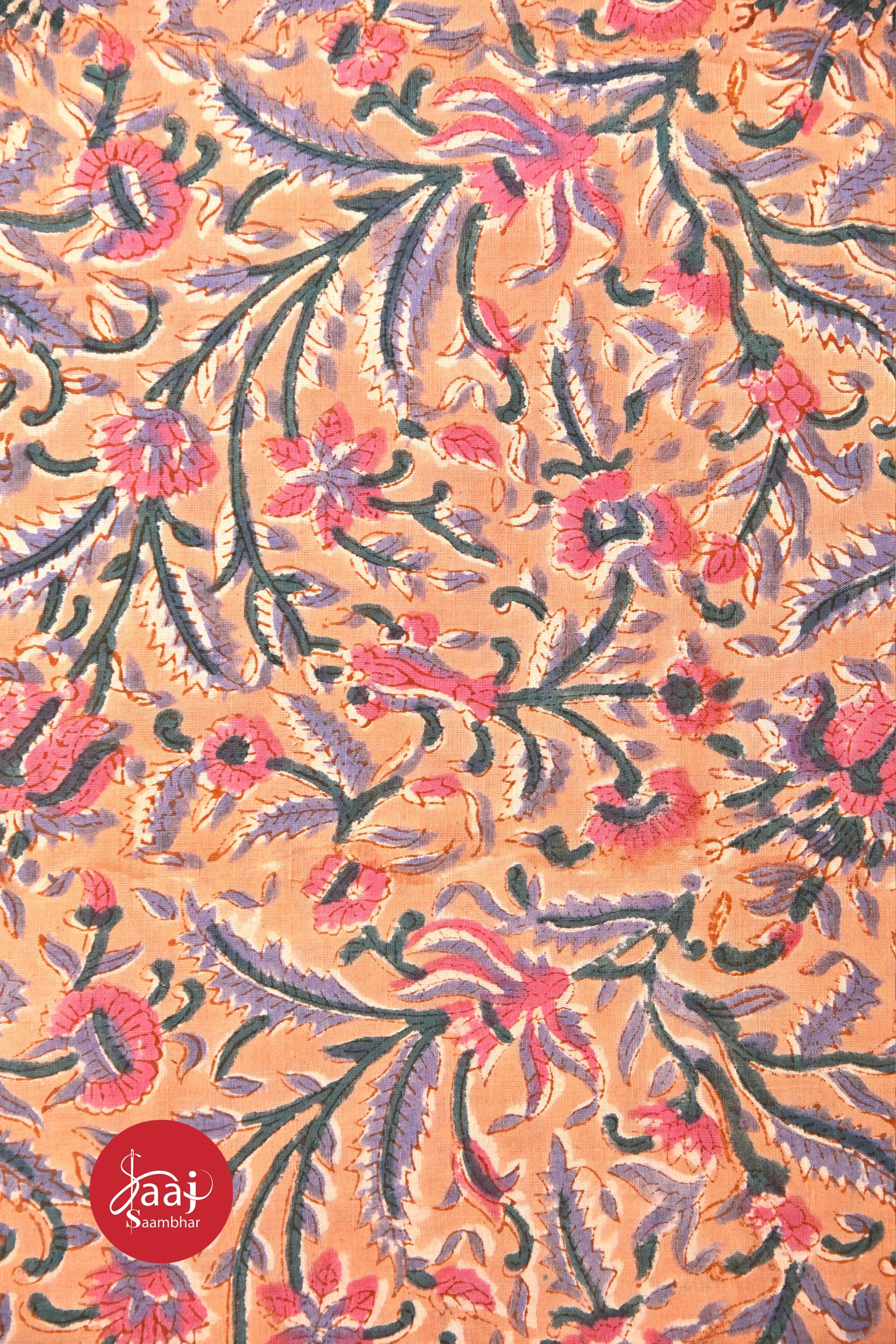 Rapid Hand Block (Sanganari) fabrics 07