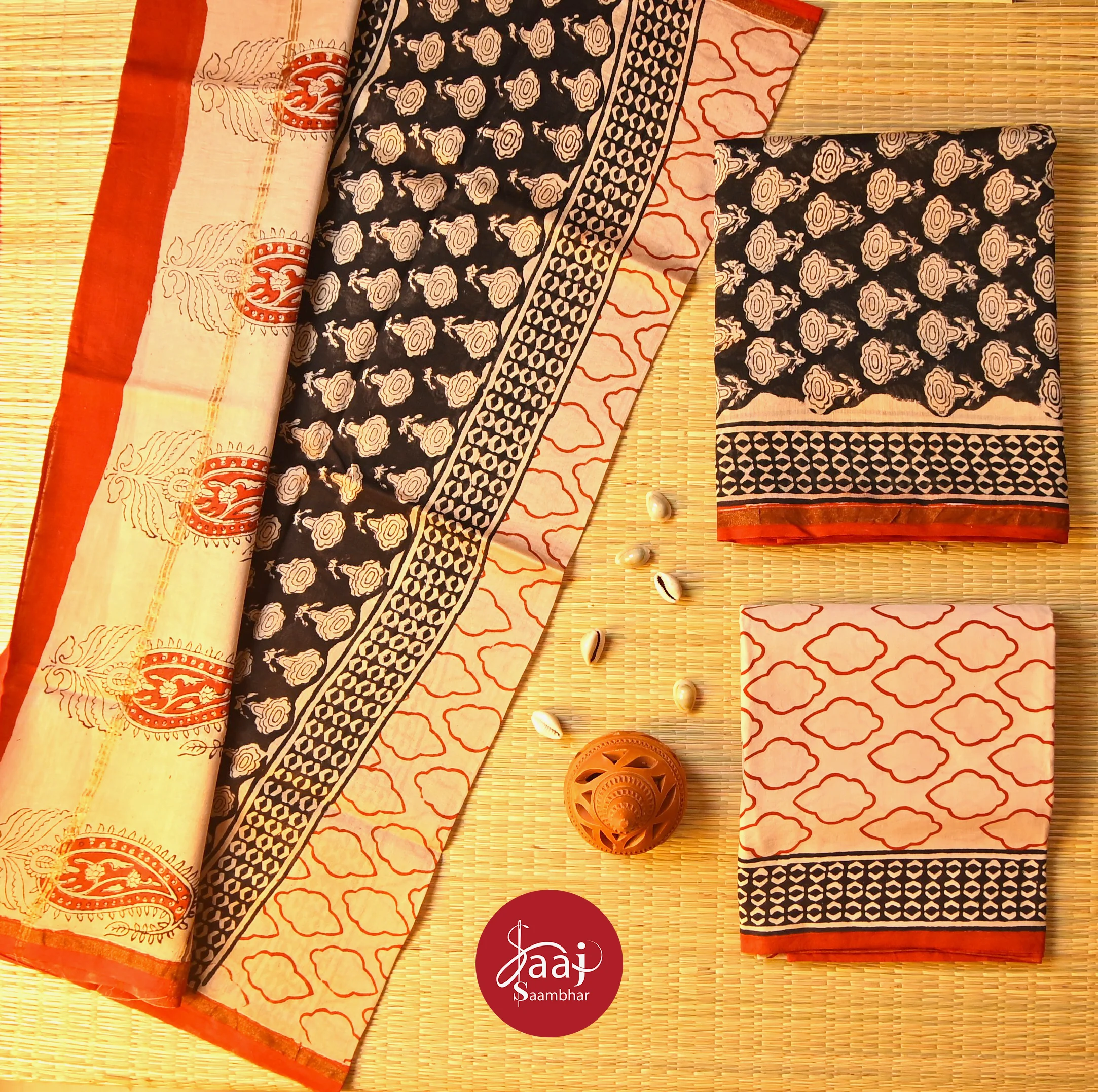 Chanderi Silk Unstitched Dress Materials 01