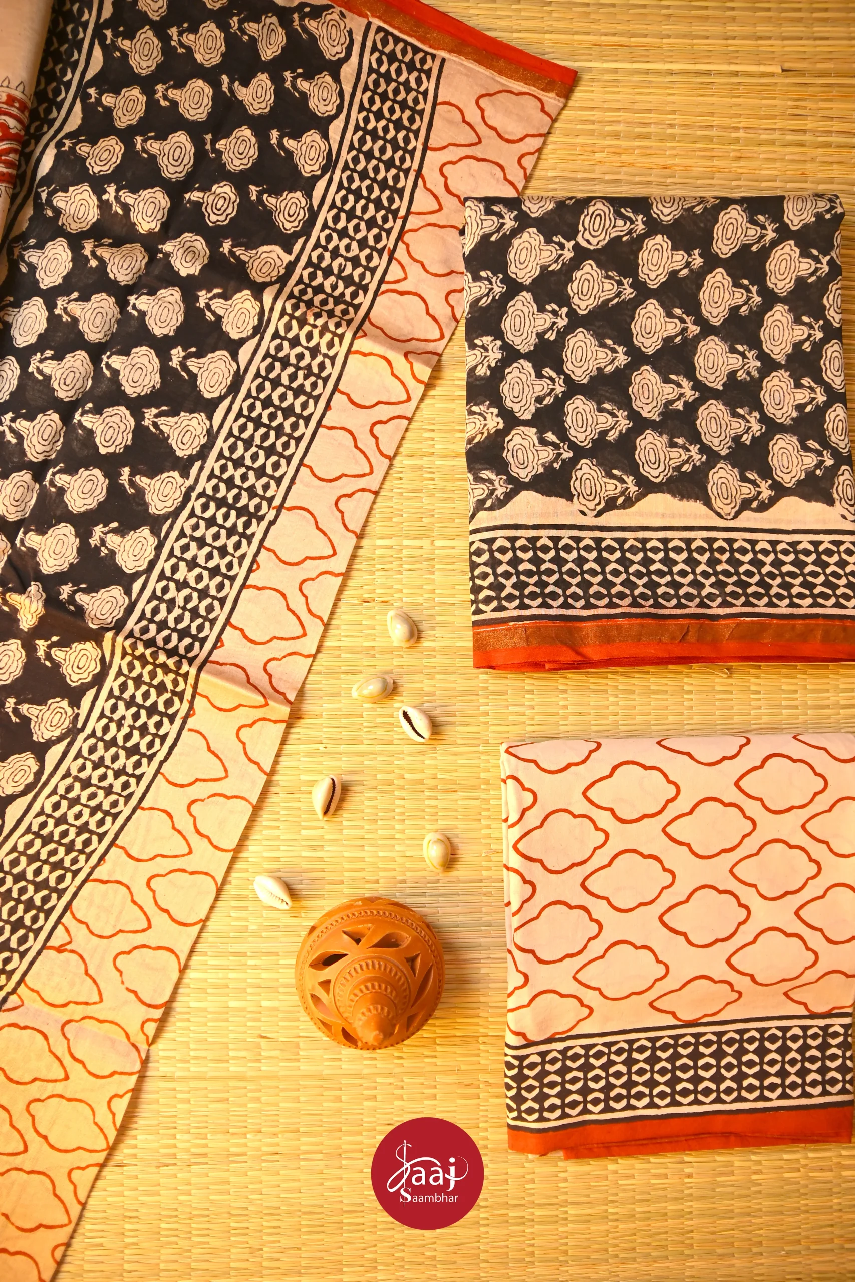 Chanderi Silk Unstitched Dress Materials