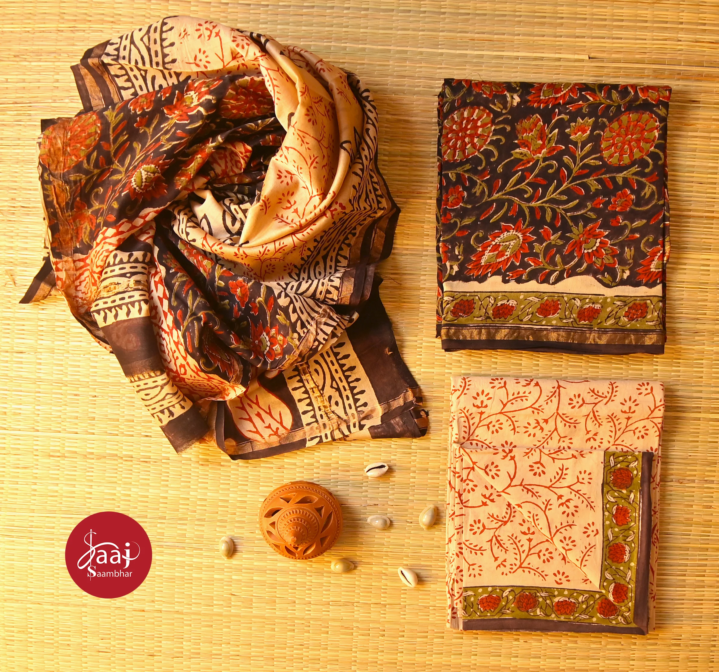 Chanderi Silk Unstitched Dress Materials 07
