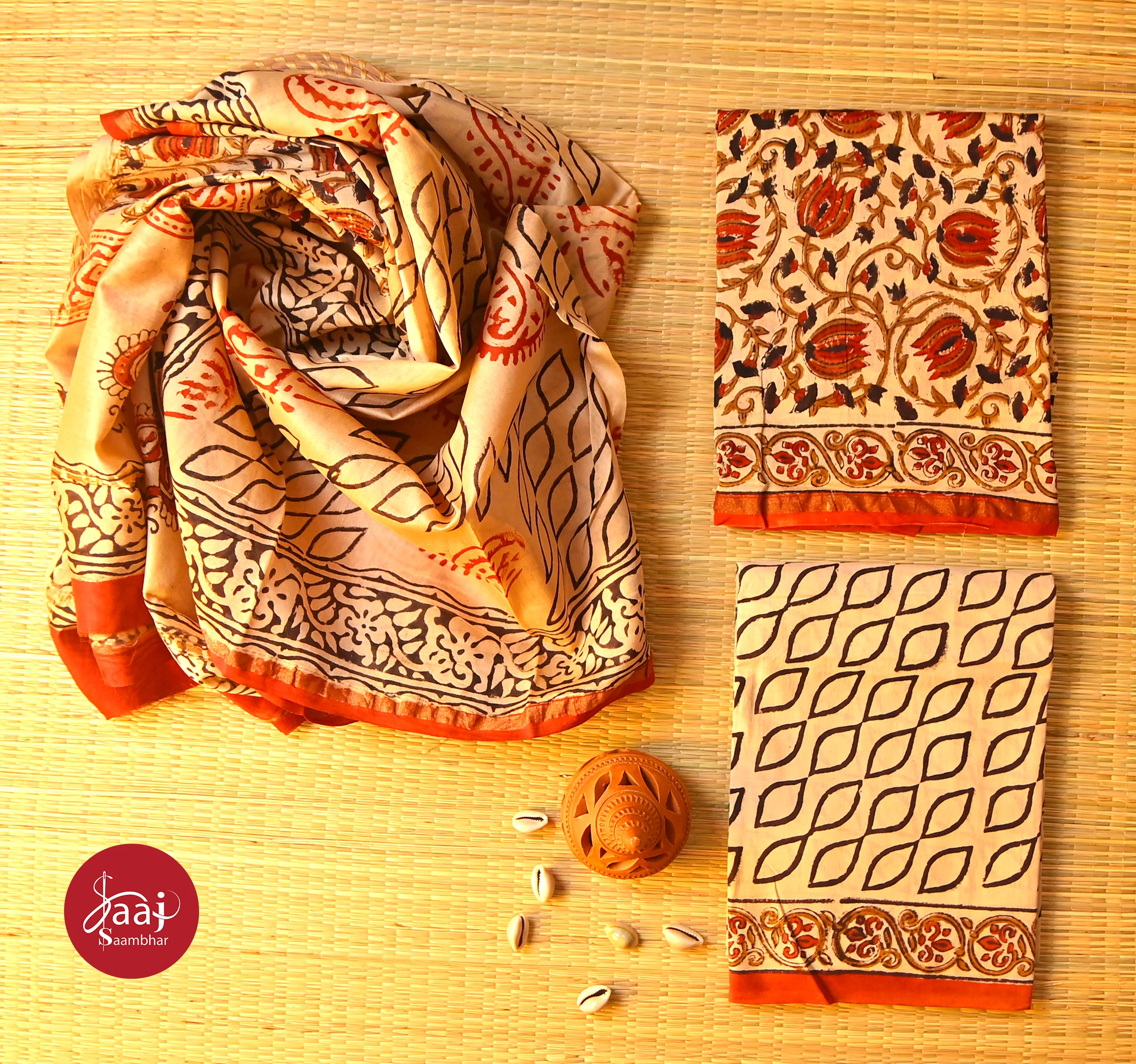 Chanderi Silk Unstitched Dress Materials 09